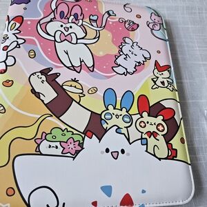 Pokmon Binder Large Holds Double The Cards 50 9 Pocket Sleeves NEW
